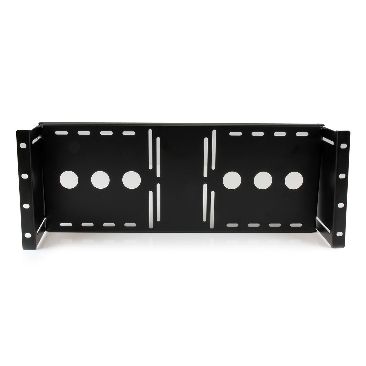StarTech.com 4U Universal VESA LCD Monitor Mounting Bracket for 19-inch Rack or Cabinet - TAA Compliant - Cold-Pressed Steel Bracket