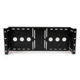 StarTech.com 4U Universal VESA LCD Monitor Mounting Bracket for 19-inch Rack or Cabinet - TAA Compliant - Cold-Pressed Steel Bracket
