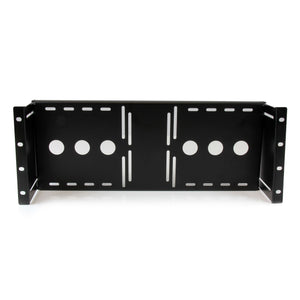 StarTech.com 4U Universal VESA LCD Monitor Mounting Bracket for 19-inch Rack or Cabinet - TAA Compliant - Cold-Pressed Steel Bracket