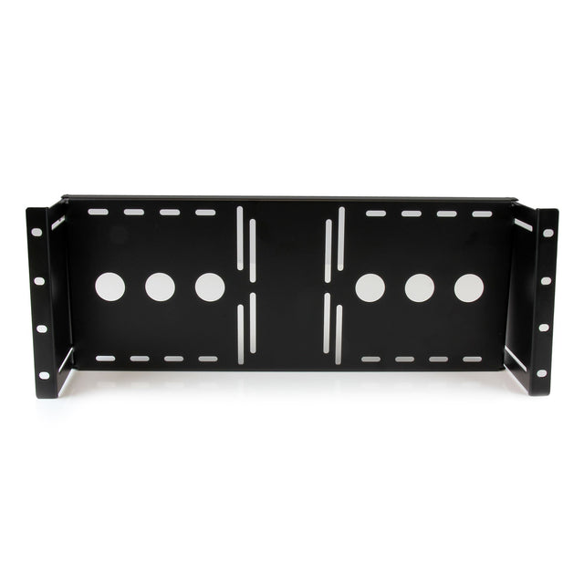 StarTech.com 4U Universal VESA LCD Monitor Mounting Bracket for 19-inch Rack or Cabinet - TAA Compliant - Cold-Pressed Steel Bracket