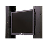 StarTech.com 4U Universal VESA LCD Monitor Mounting Bracket for 19-inch Rack or Cabinet - TAA Compliant - Cold-Pressed Steel Bracket