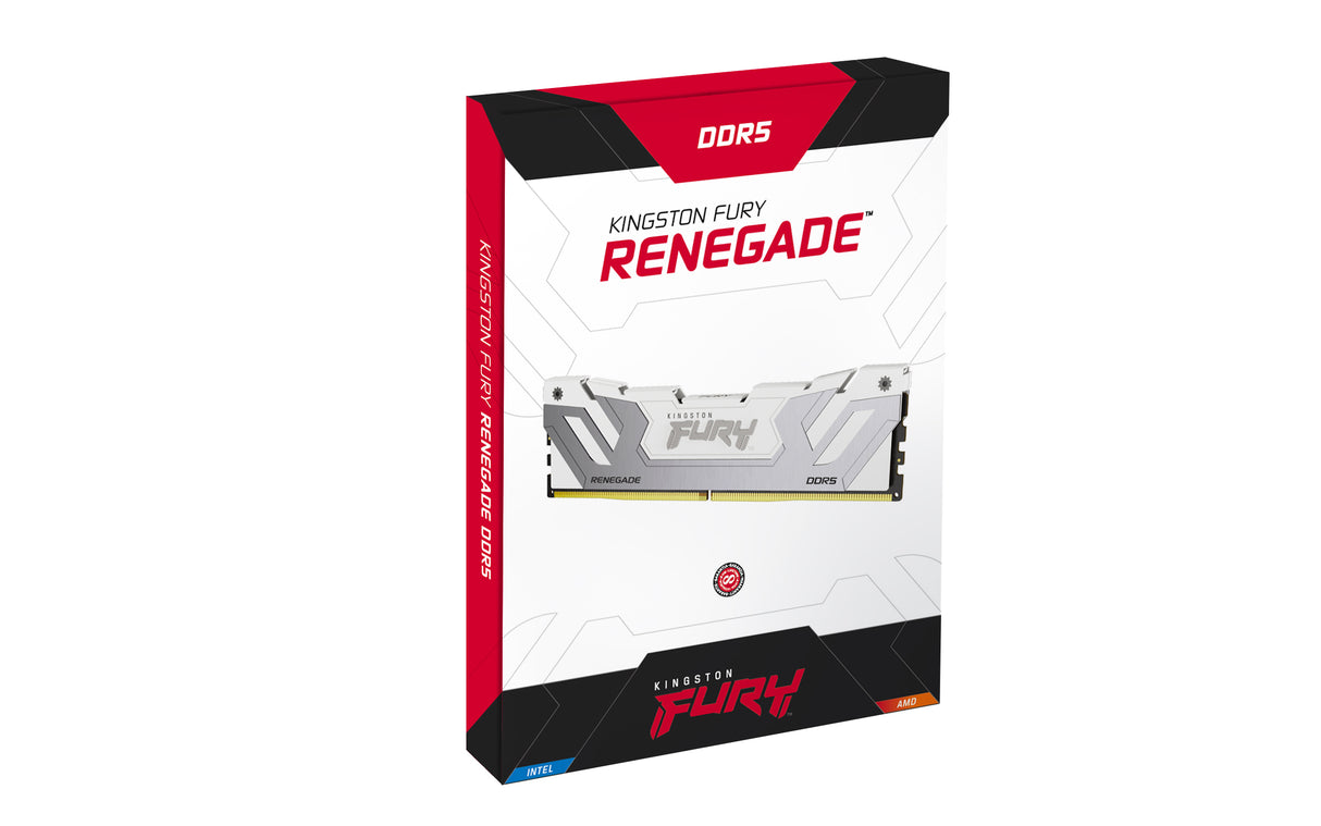 Kingston Technology FURY 48GB 8800MT/s DDR5 CL42 CUDIMM (Kit of 2) Renegade White