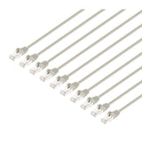 Intellinet 745376 networking cable Grey 0.15 m Cat8.1 U/FTP (STP)