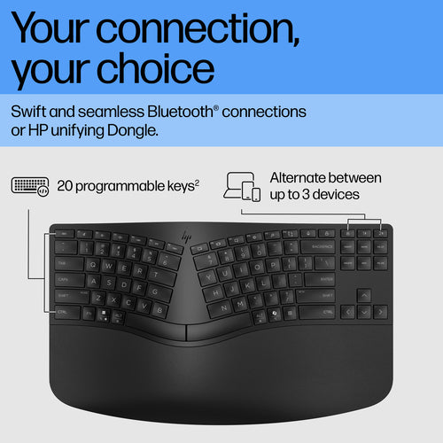 HP 960 Ergonomic Wireless Keyboard