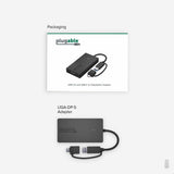 Plugable Technologies USB to DisplayPort Adapter. Connect one or more to any Mac or Windows System to add extra displays up to 1920x1080 60hz. USB C and A
