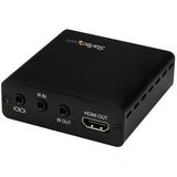 StarTech.com 3-Port HDBaseT Extender Kit with 3 Receivers - 1x3 HDMI over CAT5e Splitter - Up to 4K - TAA