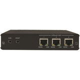 StarTech.com 3-Port HDBaseT Extender Kit with 3 Receivers - 1x3 HDMI over CAT5e Splitter - Up to 4K - TAA
