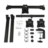StarTech.com Desk Mount Triple Monitor Arm - Ergonomic VESA 3 Monitor Mount up to 27" (17.6lb/8kg) - Articulating & Height Adjustable Pole Mount - Tilt/Swivel/Rotate LCD/LED Screen - Desk Clamp/Grommet