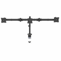 StarTech.com Desk Mount Triple Monitor Arm - Ergonomic VESA 3 Monitor Mount up to 27" (17.6lb/8kg) - Articulating & Height Adjustable Pole Mount - Tilt/Swivel/Rotate LCD/LED Screen - Desk Clamp/Grommet