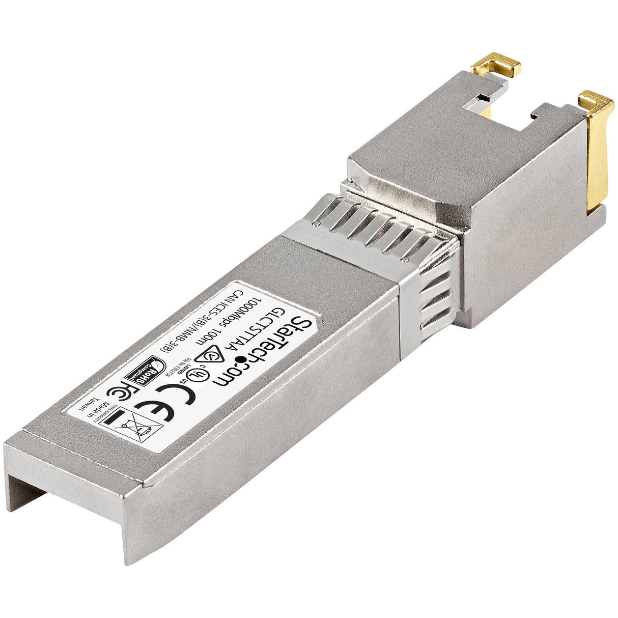StarTech.com Cisco GLC-T Compatible SFP Module - 1000BASE-T - SFP to RJ45 Cat6/Cat5e - 1GE Gigabit Ethernet SFP - RJ-45 100m - Cisco Firepower, ASR920, IE2000 - TAA