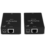 StarTech.com USB 2.0 Extender over Cat5e/Cat6 Cable (RJ45) - Up to 165ft (50m) - High Speed USB Port Extender Adapter Kit - Powered - USB over Ethernet Cable Extender - 480Mbps - Metal - TAA