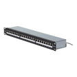 StarTech.com 24 Port 1U Shielded Cat6A Patch Panel, 110 Punch Down, Rackmount Cat6A RJ45 STP Ethernet Patch Panel
