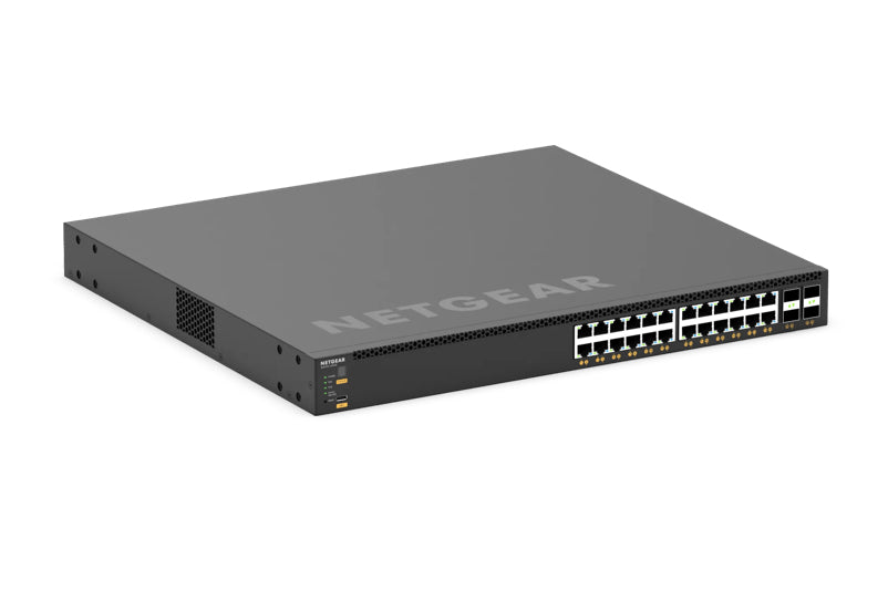NETGEAR M4350-24X4V Managed L3 10G Ethernet (100/1000/10000) Power over Ethernet (PoE) 1U Black