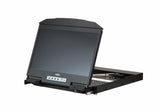 ATEN CL3800NW rack console 47 cm (18.5") 1920 x 1080 pixels Metal, Plastic Black 1U