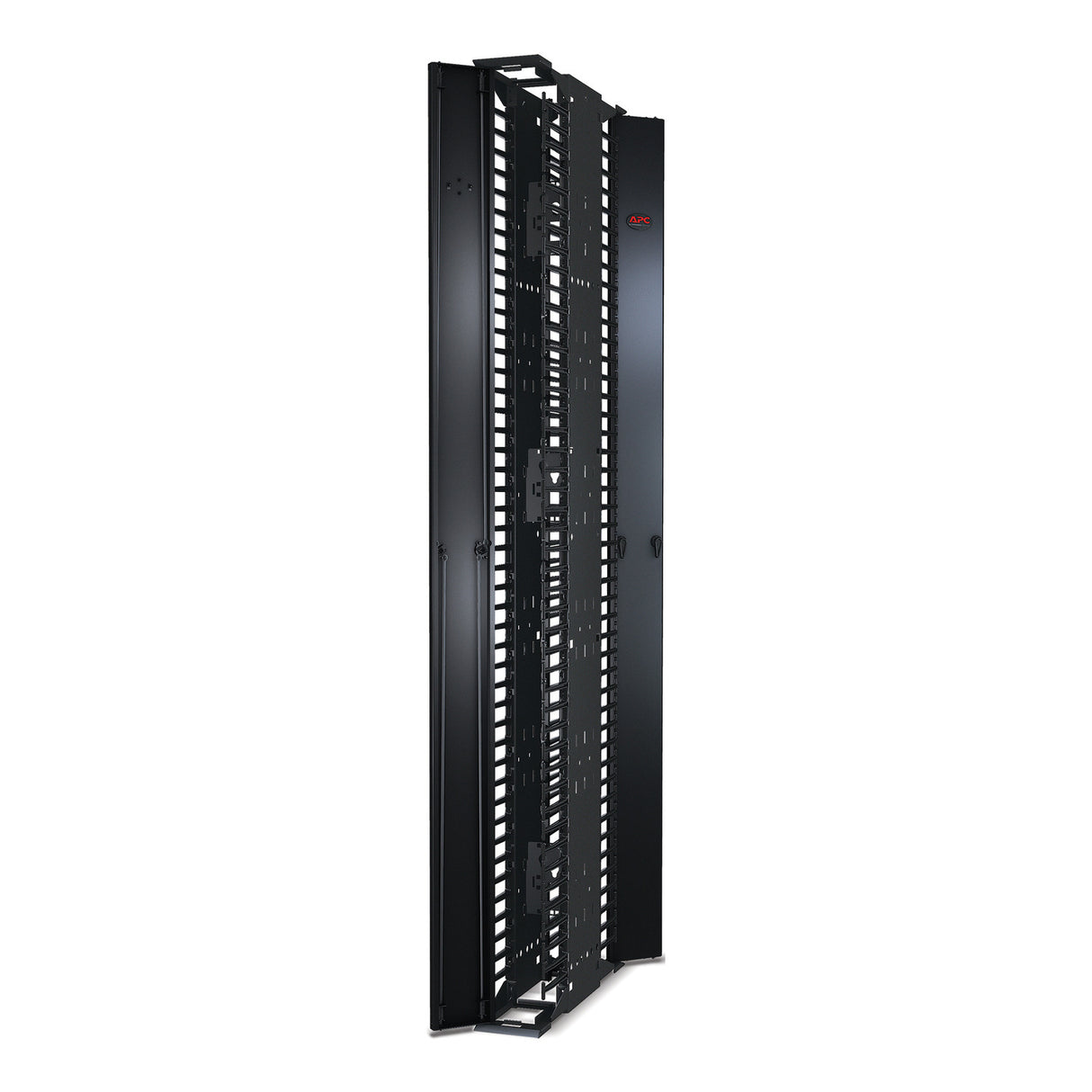APC Performance,Vertical Cable Manager for 2 & 4 Post Racks, 84"H x 6"W, Double-Sided with Doors