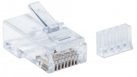 Intellinet 790611 wire connector RJ-45 Transparent, White