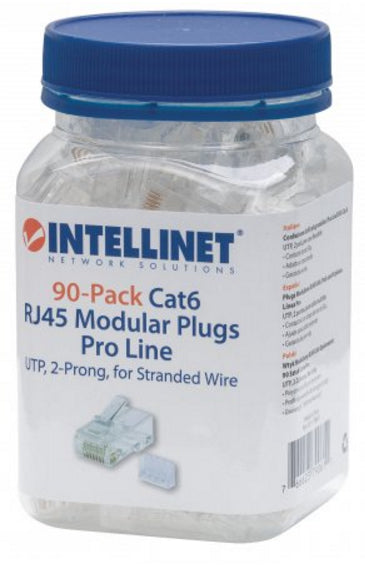 Intellinet 790611 wire connector RJ-45 Transparent, White
