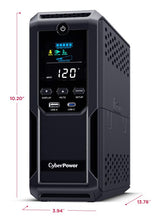 CyberPower LCD BRG1500AVRLCD2 uninterruptible power supply (UPS) Line-Interactive 1.5 kVA 900 W 12 AC outlet(s)
