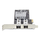 StarTech.com 2-Port GbE SFP Network Card, PCIe 2.0 x1, Intel I350-AM2 2x 1GbE Controller, 1000BASE Copper/Fiber Optic, Dual-Port Gigabit Ethernet NIC, Desktop/Server Backplanes - Windows and Linux Compatible
