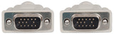 Manhattan VGA HD15 Monitor Cable, 1.8m, Male to Male, Grey, Fully Shielded, Polybag