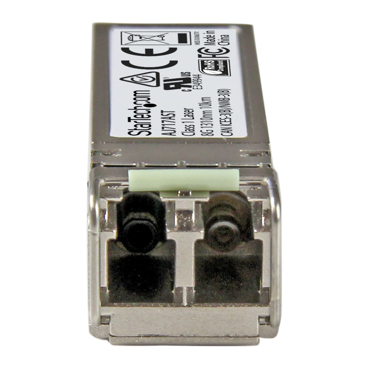 StarTech.com HP AJ717A Compatible SFP+ Transceiver Module - 8GFC~HPE AJ717A Compatible SFP+ Module - 8G Fiber Channel WW - 8GbE Single Mode Fiber Optic Transceiver - 8GE Gigiabit Ethernet SFP+ - LC 10km - 1310nm - DDM HPE SN6000, SN6500, SN8600B