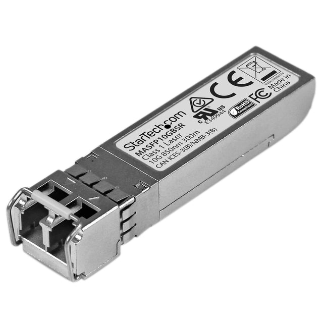 StarTech.com Cisco Meraki MA-SFP-10GB-SR Compatible SFP+ Module - 10GBASE-SR - 10GbE Multimode Fiber MMF Optic Transceiver - 10GE Gigabit Ethernet SFP+ - LC 300m - 850nm - DDM Cisco Meraki MS225, MX400, MS250