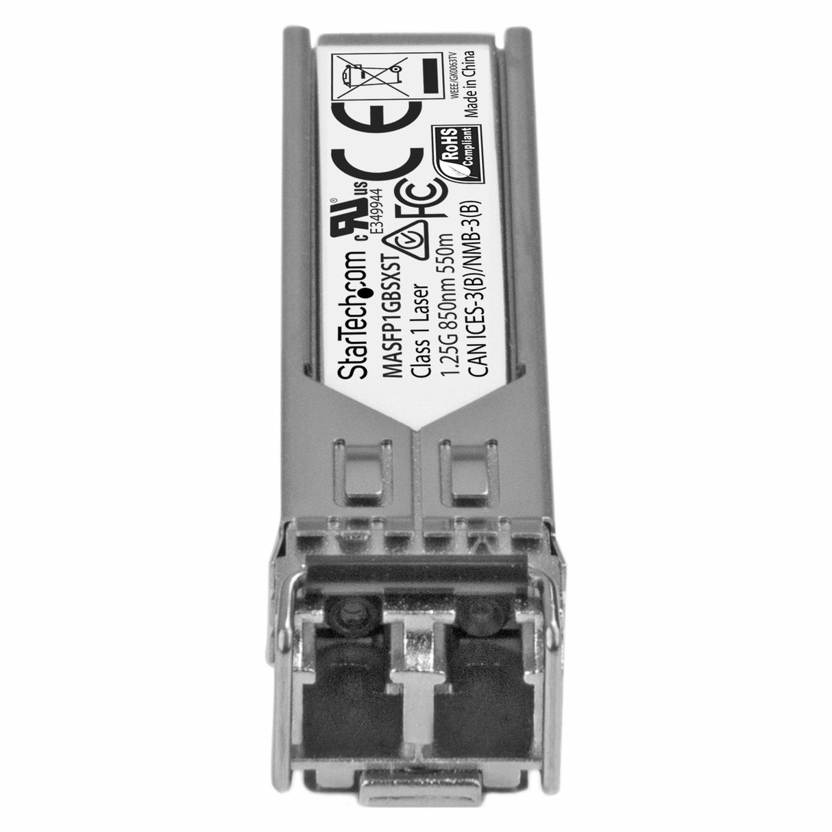 StarTech.com Cisco Meraki MA-SFP-1GB-SX Compatible SFP Module - 1000BASE-SX - 1GbE Multimode Fiber MMF Optic Transceiver - 1GE Gigabit Ethernet SFP - LC 550m - 850nm - DDM Cisco Meraki MS225, MX400, MS250
