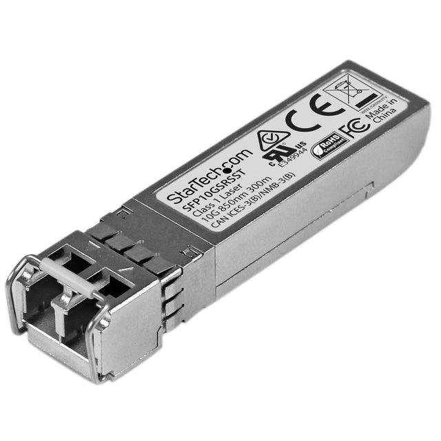 StarTech.com Cisco SFP-10G-SR-S Compatible SFP+ Module - 10GBASE-SR - 10GbE Multimode Fiber MMF Optic Transceiver - 10GE Gigabit Ethernet SFP+ - LC 300m - 850nm - DDM Cisco Firepower, ASR9000, C9300
