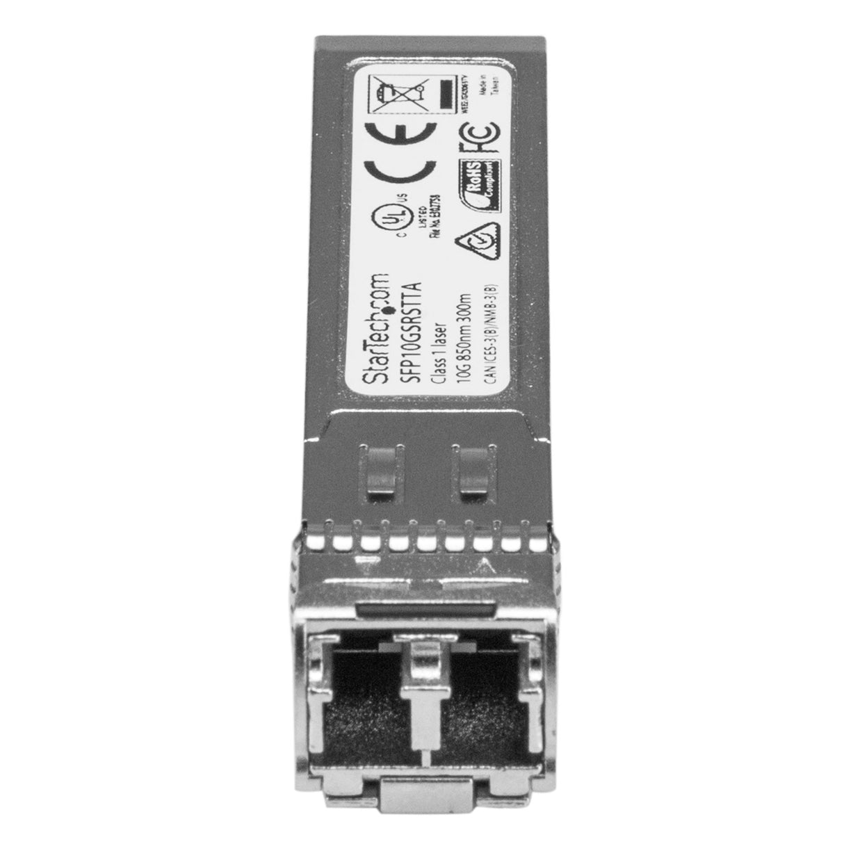 StarTech.com Cisco SFP-10G-SR-S Compatible SFP+ Module - 10GBASE-SR - 10GbE Multimode Fiber MMF Optic Transceiver - 10GE Gigabit Ethernet SFP+ - LC 300m - 850nm - DDM Cisco Firepower, ASR9000, C9300 - TAA