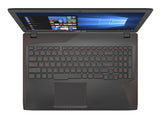 ASUS FX53VD-Q52-CB laptop Intel® Core™ i5 i5-7300HQ 39.6 cm (15.6") Full HD 12 GB DDR4-SDRAM 1 TB HDD NVIDIA® GeForce® GTX 1050 Wi-Fi 5 (802.11ac) Windows 10 Home Black, Bordeaux