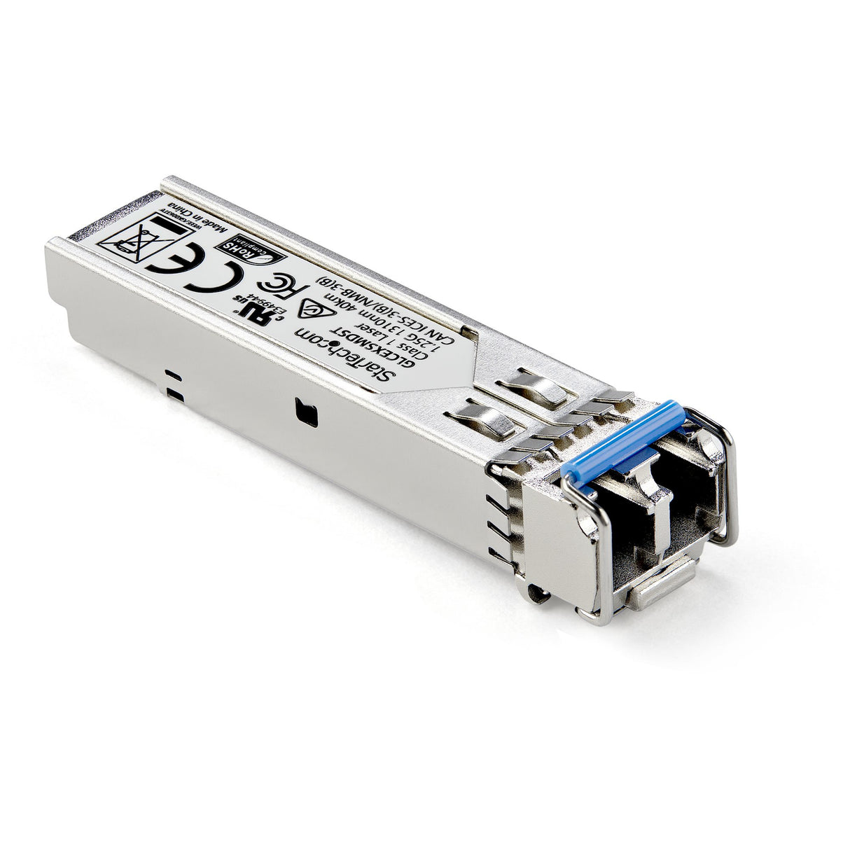 StarTech.com Cisco GLC-EX-SMD Compatible SFP Module - 1000BASE-EX - 1GbE Single Mode Fiber SMF Optic Transceiver - 1GE Gigabit Ethernet SFP - LC 40km - 1310nm - DDM Cisco Firepower, ASR920, IE2000