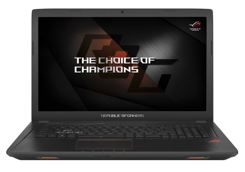 ASUS ROG Strix GL753VD-Q72SP-CB laptop Intel® Core™ i7 i7-7700HQ 43.9 cm (17.3") Full HD 16 GB DDR4-SDRAM 1.25 TB HDD+SSD NVIDIA® GeForce® GTX 1050 Wi-Fi 5 (802.11ac) Windows 10 Pro Black