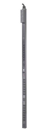 APC NetShelter Switched Rack PDU, Zero U, 12.5kW, 208V, 21 C13 and 3 C19 outlet, 3ft input cord