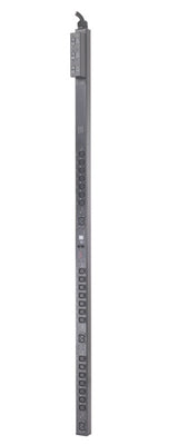 APC NetShelter Switched Rack PDU, Zero U, 12.5kW, 208V, 21 C13 and 3 C19 outlet, 3ft input cord