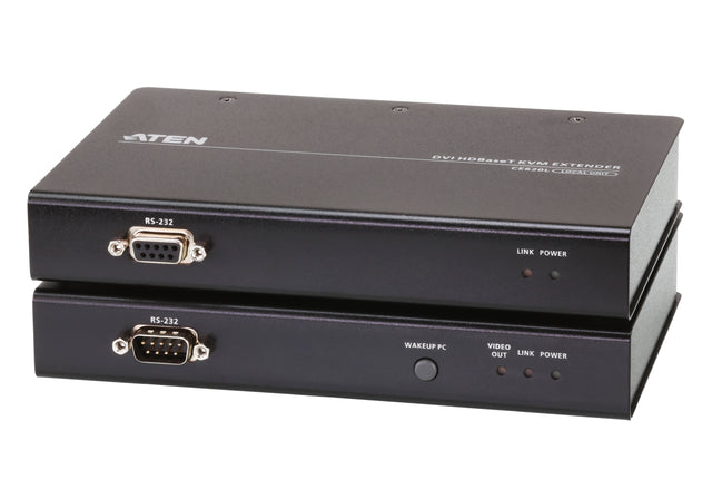 ATEN USB 2.0 DVI Single Link over 1 CAT Cable (100m) KVM Extender with Full USB2.0 support (up to 480Mbps) / HDBaseT2.0