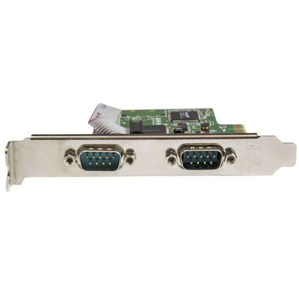 StarTech.com 2-Port PCI Express Serial Card with 16C1050 UART - RS232 - TAA