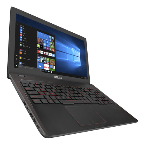 ASUS FX53VD-Q52-CB laptop Intel® Core™ i5 i5-7300HQ 39.6 cm (15.6") Full HD 12 GB DDR4-SDRAM 1 TB HDD NVIDIA® GeForce® GTX 1050 Wi-Fi 5 (802.11ac) Windows 10 Home Black, Bordeaux