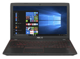 ASUS FX53VD-Q52-CB laptop Intel® Core™ i5 i5-7300HQ 39.6 cm (15.6") Full HD 12 GB DDR4-SDRAM 1 TB HDD NVIDIA® GeForce® GTX 1050 Wi-Fi 5 (802.11ac) Windows 10 Home Black, Bordeaux