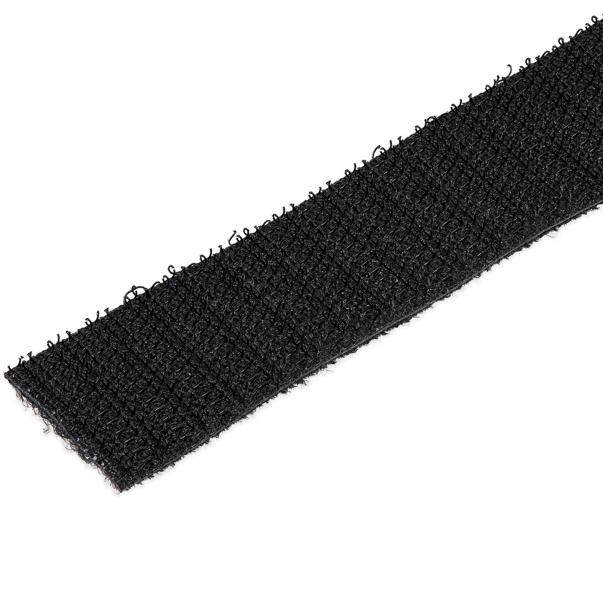StarTech.com 50ft (15.2m) Hook and Loop Roll, Black, Cut-to-Size Reusable Cable Ties, Bulk Industrial Wire Fastener Tape, Adjustable Fabric Wraps, Reusable Self Gripping Cable Management Straps
