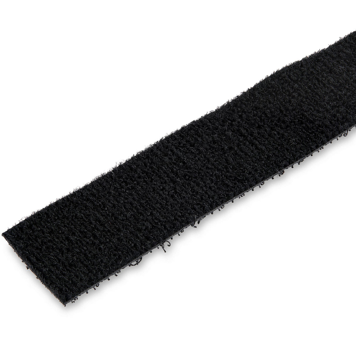 StarTech.com 50ft (15.2m) Hook and Loop Roll, Black, Cut-to-Size Reusable Cable Ties, Bulk Industrial Wire Fastener Tape, Adjustable Fabric Wraps, Reusable Self Gripping Cable Management Straps