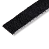 StarTech.com 100ft (30.5m) Hook and Loop Roll, Black, Cut-to-Size Reusable Cable Ties, Bulk Industrial Wire Fastener Tape, Adjustable Fabric Wraps, Reusable Self Gripping Cable Management Straps