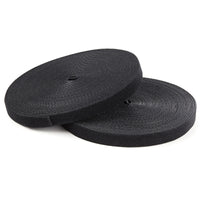 StarTech.com 100ft (30.5m) Hook and Loop Roll, Black, Cut-to-Size Reusable Cable Ties, Bulk Industrial Wire Fastener Tape, Adjustable Fabric Wraps, Reusable Self Gripping Cable Management Straps