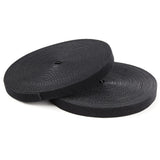 StarTech.com 25ft (7.6m) Hook and Loop Roll, Black, Cut-to-Size Reusable Cable Ties, Bulk Industrial Wire Fastener Tape, Adjustable Fabric Wraps, Reusable Self Gripping Cable Management Straps