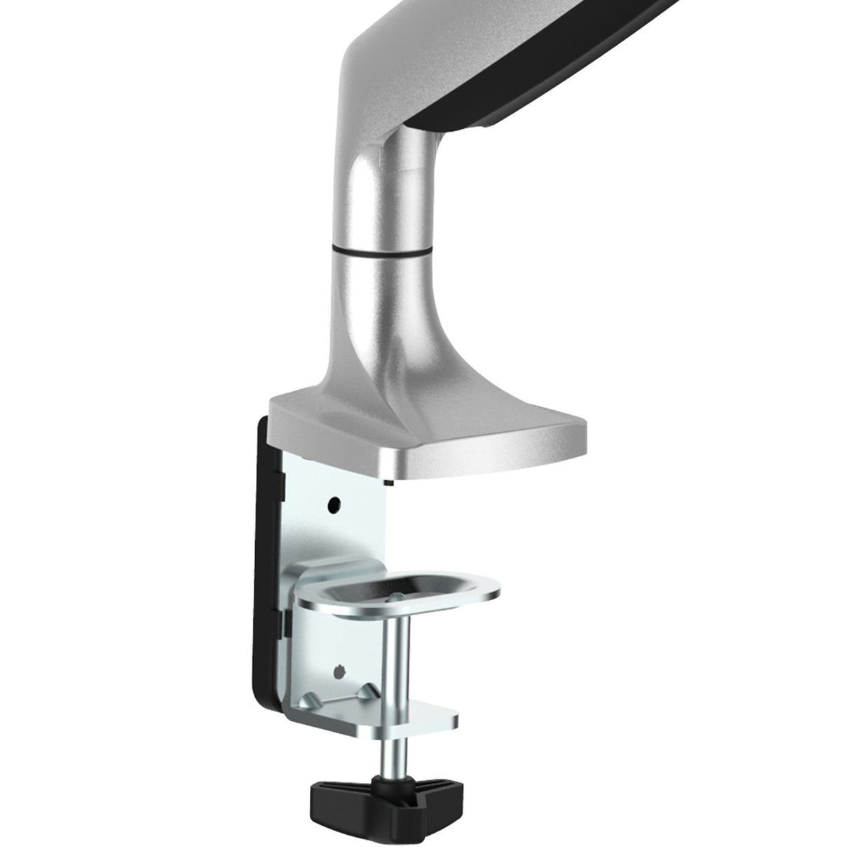 StarTech.com Desk Mount Monitor Arm - Heavy Duty Ergonomic VESA Monitor Arm - Single 32" (19.8lb/9kg) Display - Full Motion, Height Adjustable, Articulating - Aluminum - C-Clamp/Grommet - Silver