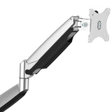 StarTech.com Desk Mount Monitor Arm - Heavy Duty Ergonomic VESA Monitor Arm - Single 32" (19.8lb/9kg) Display - Full Motion, Height Adjustable, Articulating - Aluminum - C-Clamp/Grommet - Silver