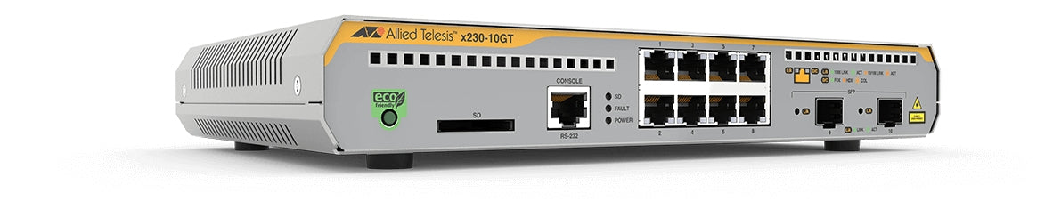 Allied Telesis AT-X230-10GT-10 network switch Managed L3 Gigabit Ethernet (10/100/1000) Grey
