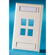 Legrand KSFP4 wall plate/switch cover White