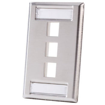 Legrand KSSS3 wall plate/switch cover Stainless steel