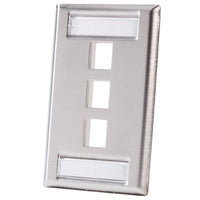 Legrand KSSS3 wall plate/switch cover Stainless steel