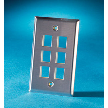 Legrand KSSS6 wall plate/switch cover Stainless steel
